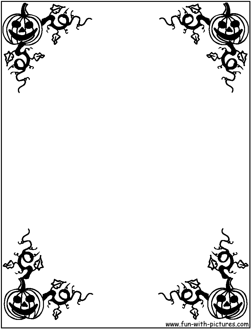 Halloween Border Black And White   Clipart Panda   Free Clipart Images