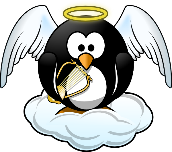 Heaven Clipart Free Heavenly Penguin Clip Art