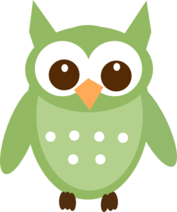 Olive Green Owl Clip Art At Clker Com   Vector Clip Art Online