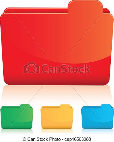 Red Folder Clipart Vector   Red Folder