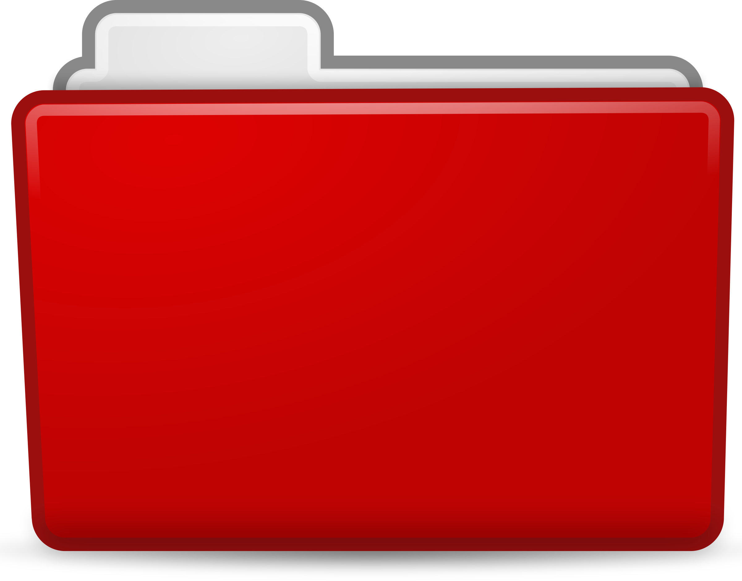 Red Folder Icon By Sixsixfive