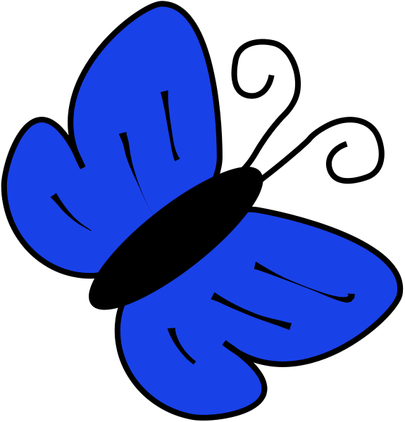Bugs Butterfly Butterfly Basic Art Butterfly Clip Art Blue Png Html