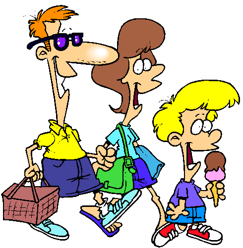 Cartoon Of A Family Going On Picnic Royalty Free Clip Art Picture Pin