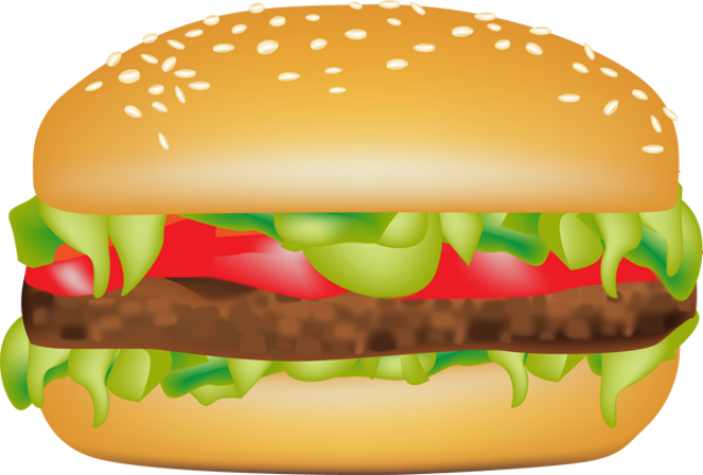 Clip Art Of A Hamburger     Dixie Allan