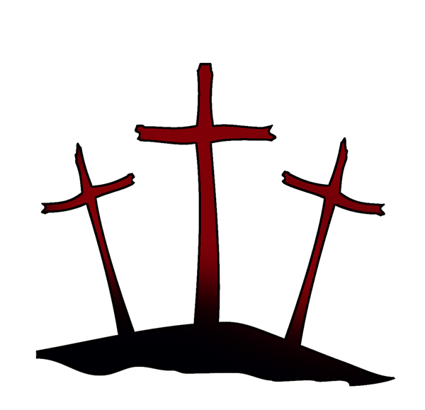 Crosses On A Hill Clipart Three Crosses   Christian