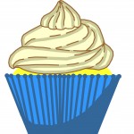 Cupcake With Candle Clip Art 4
