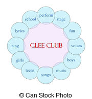 Glee Club Circular Word Concept   Glee Club Concept Circular   