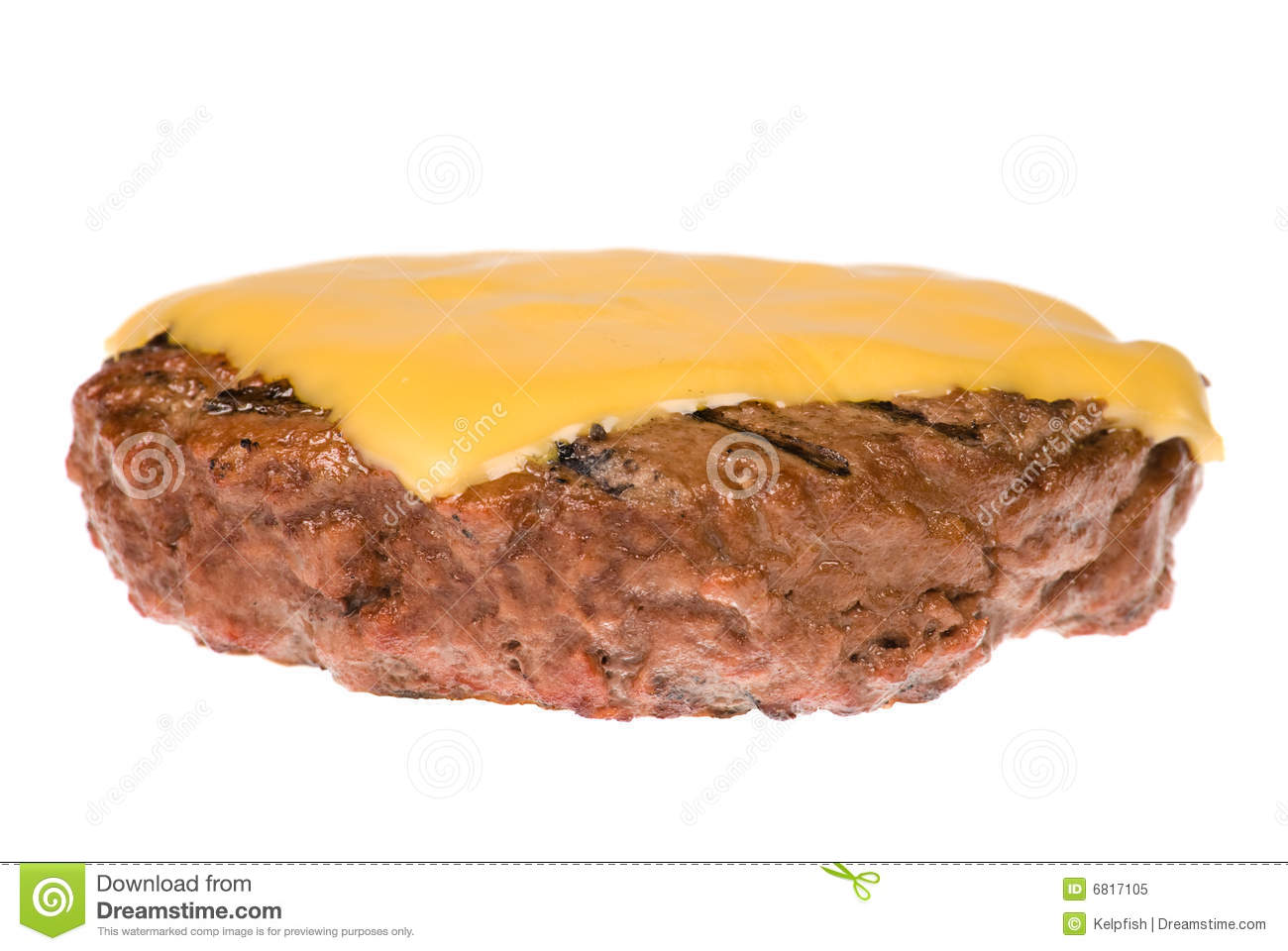 Hamburger Patty With Cheese Royalty Free Stock Photo   Image  6817105