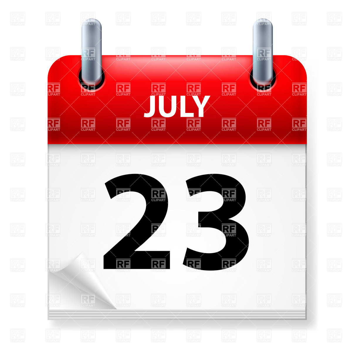 July 23   Calendar Icon 7217 Calendars Layouts Download Royalty