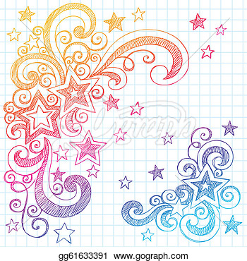     On Lined Sketchbook Paper Background  Vector Clipart Gg61633391