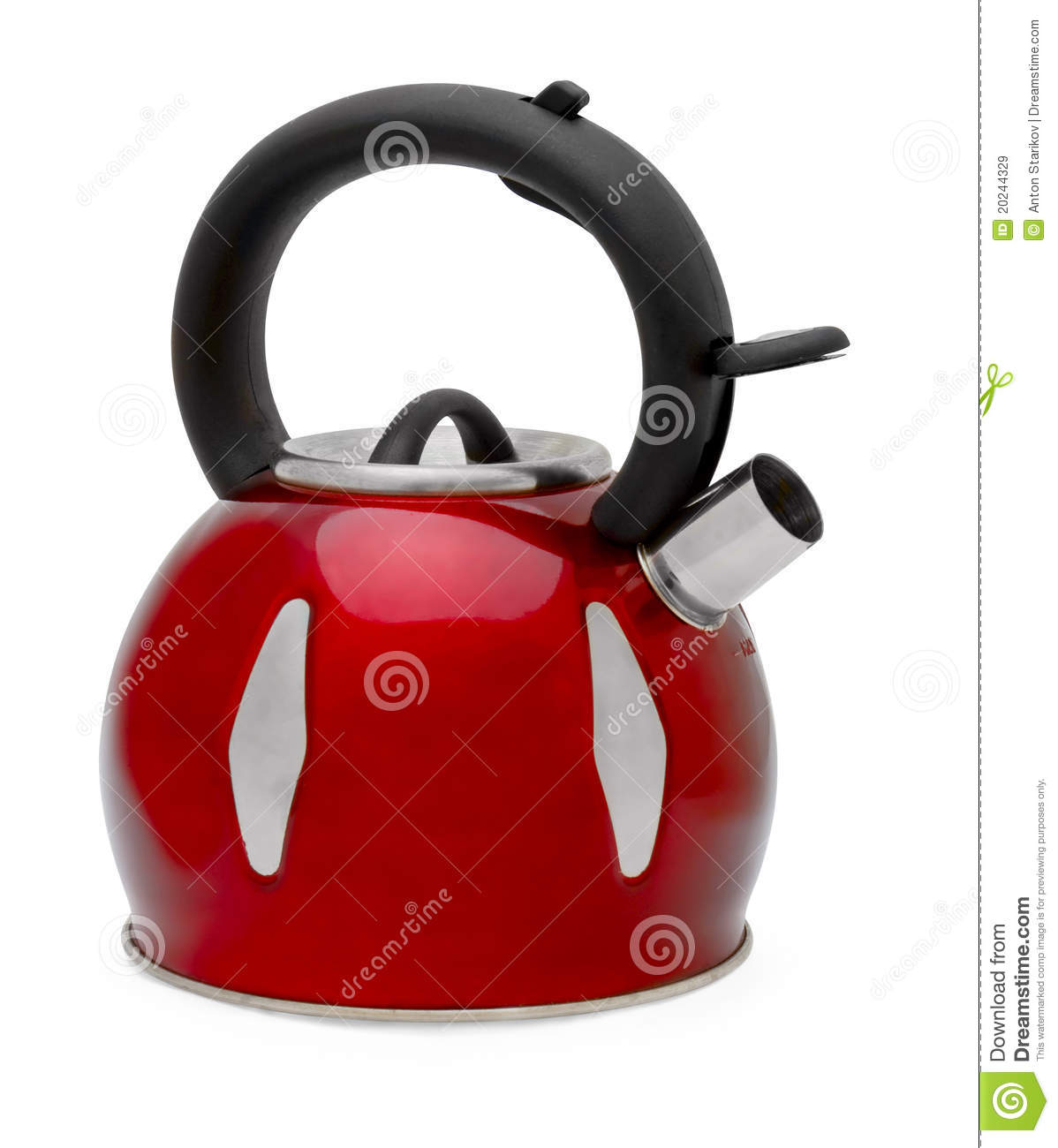 Red Kettle Royalty Free Stock Images   Image  20244329