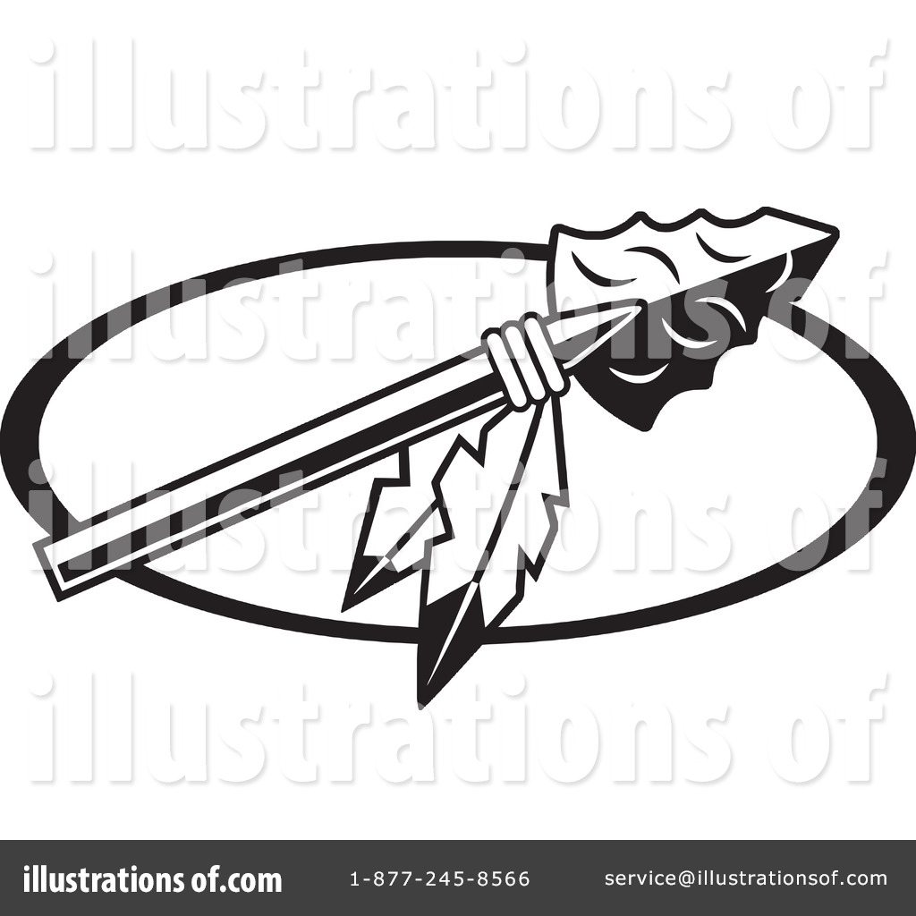 Royalty Free  Rf  Spear Clipart Illustration By Johnny Sajem   Stock