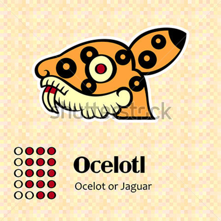 S Mbolos Del Calendario Azteca Ocelotl O Jaguar  14  Im Genes