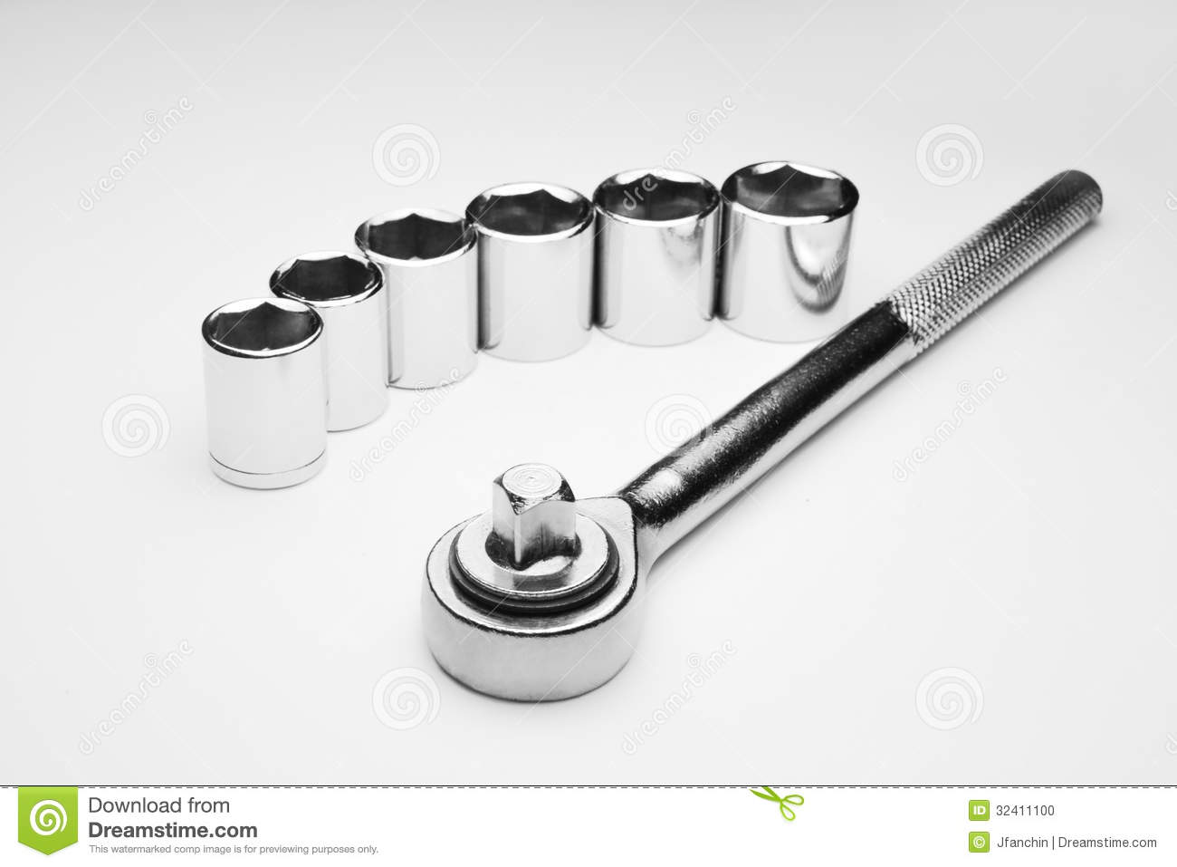 Socket Wrench Stock Photo   Image  32411100