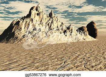 Soil Type Desert And Mountain Formation   Stock Clipart Gg53867276