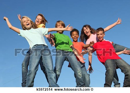 Stock Photo   Kids At Summer Glee Club Camp  Fotosearch   Search Stock    
