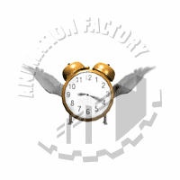 Time Flies Concept Animated Clipart