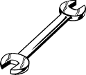 Vector Art Clip Art Dailyimage Open End Tool Wrench