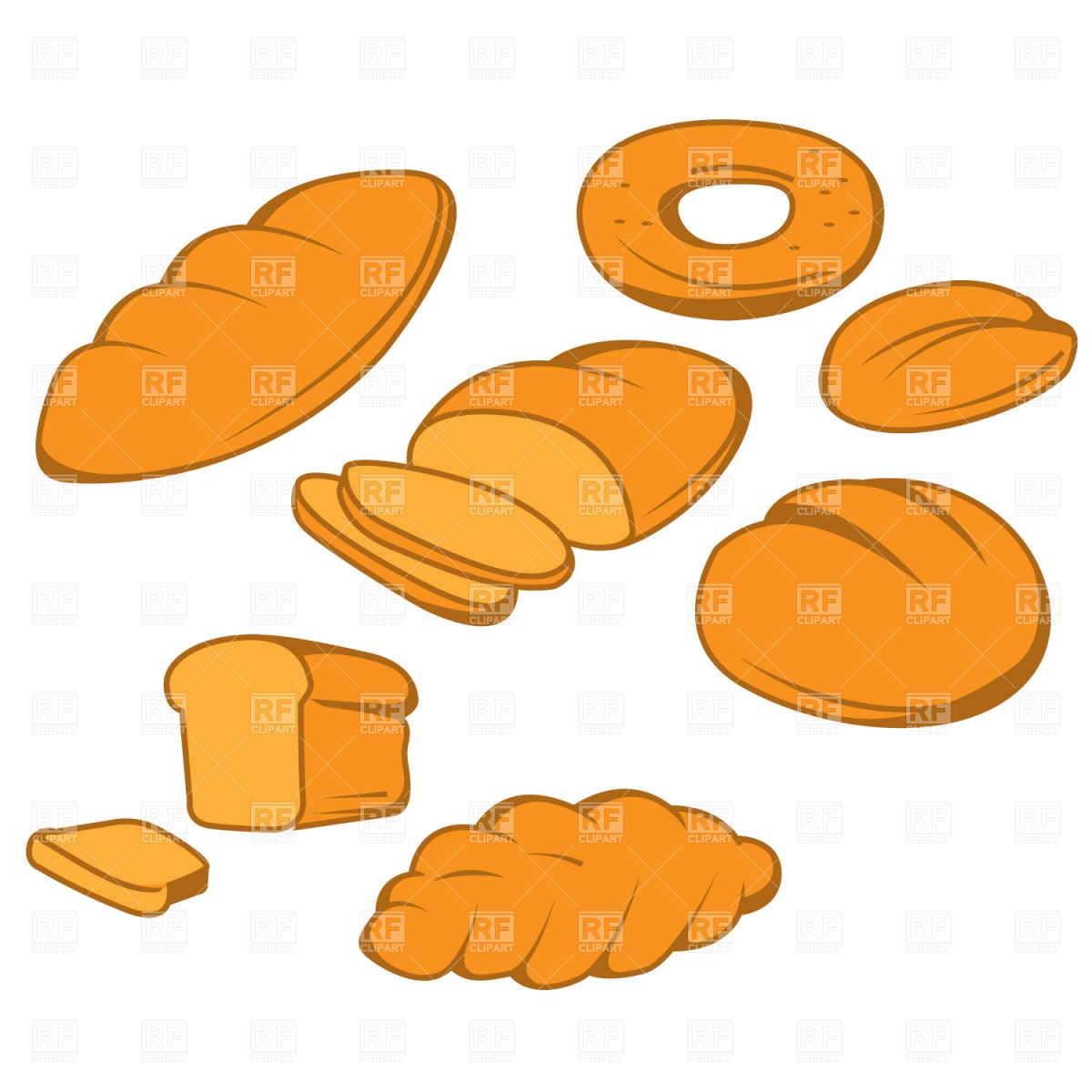 Bakery Products Download Royalty Free Vector Clipart  Eps