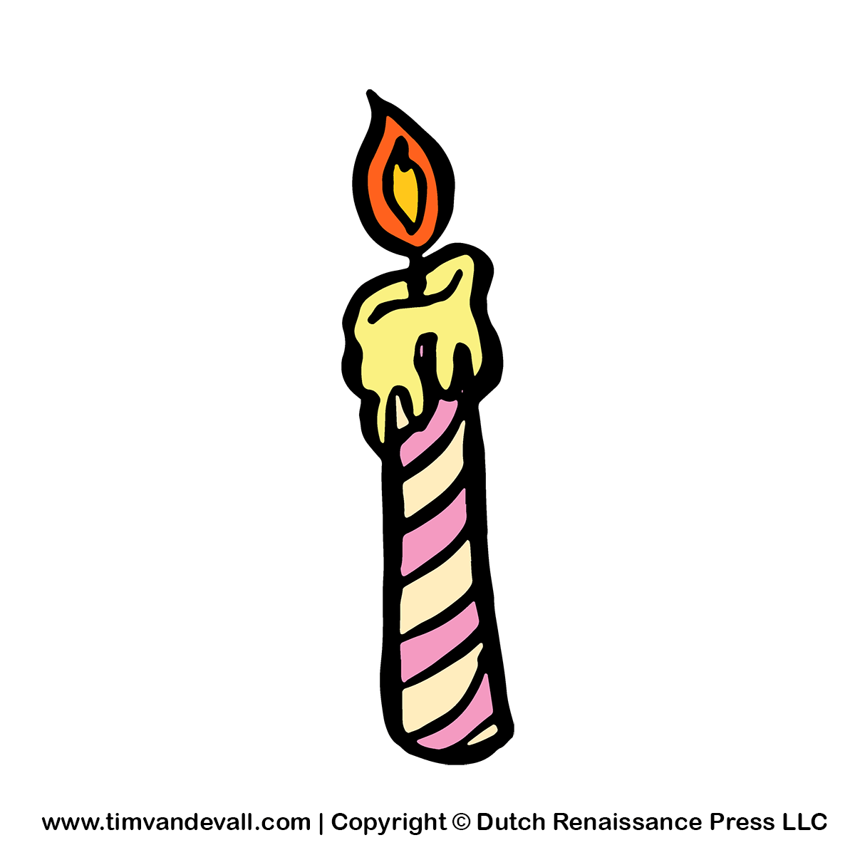 Candle Clipart   Free Birthday Party Clipart For Kids