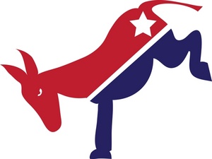 Democrat Clipart Image   Political Mascot Of A Donkey For Democrat    