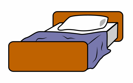 How To Draw A Cartoon Bed