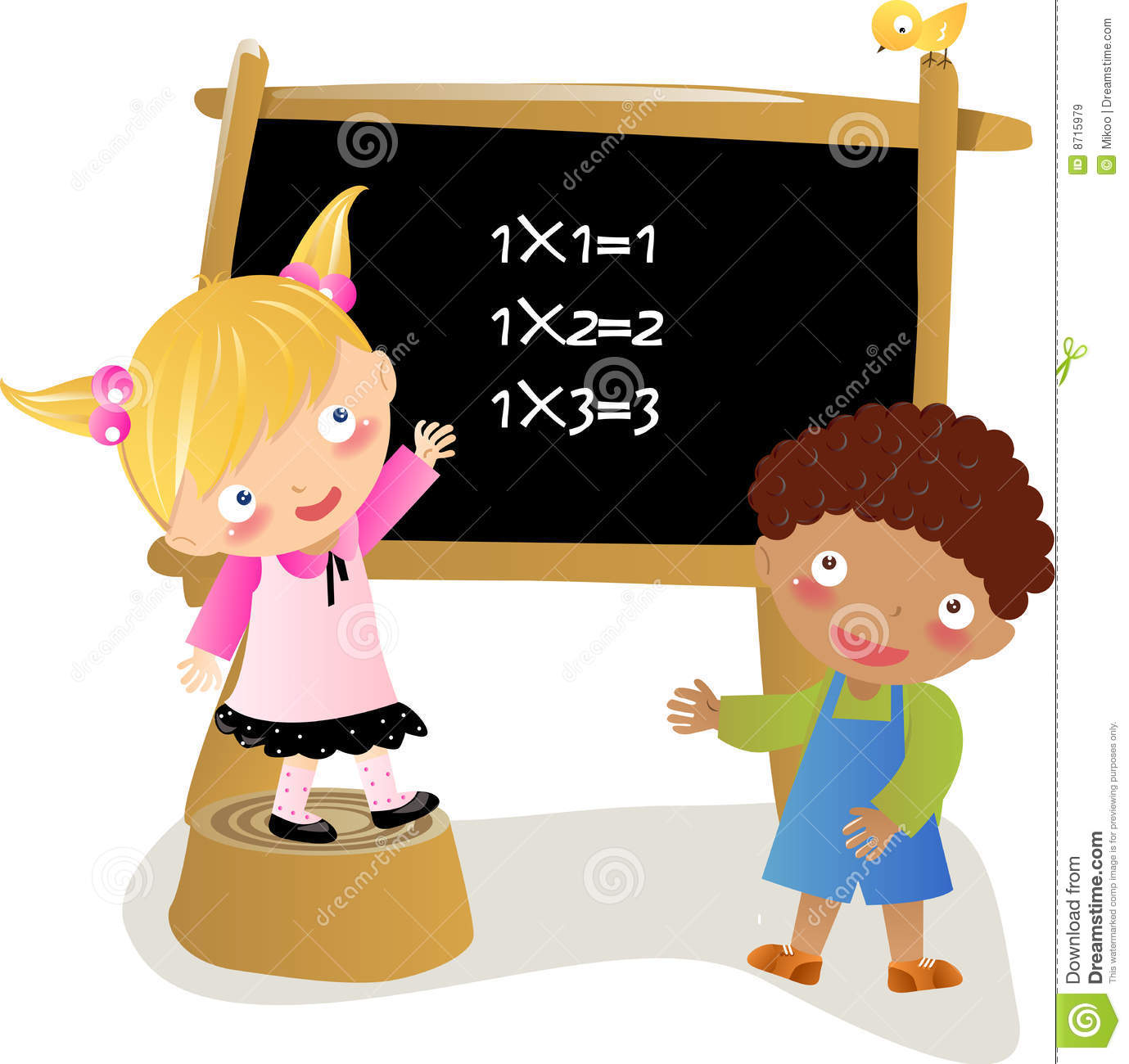 Math Kids Royalty Free Stock Images   Image  8715979