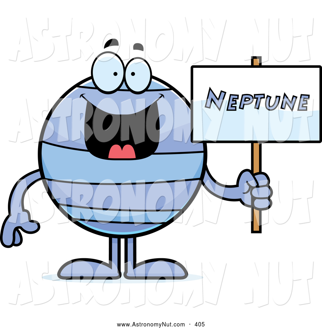Neptune Clipart Clipart Of A Happy Planet