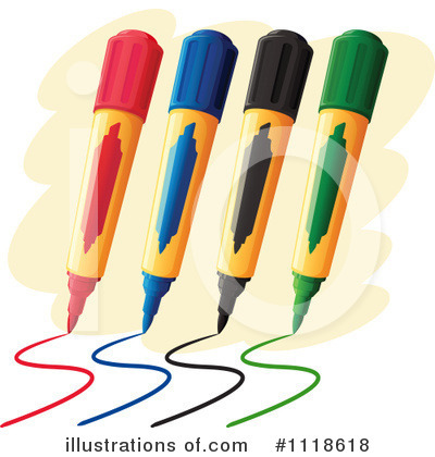 Royalty Free Markers Clipart Illustration 1118618 Jpg