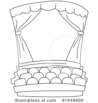 Royalty Free  Rf  Theater Clipart Illustration  1049909 By Bnp Design