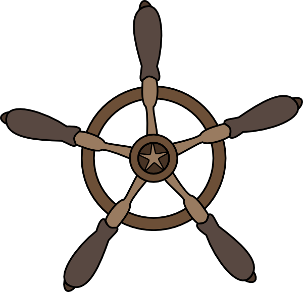 Ship Steering Wheel Clip Art At Clker Com   Vector Clip Art Online