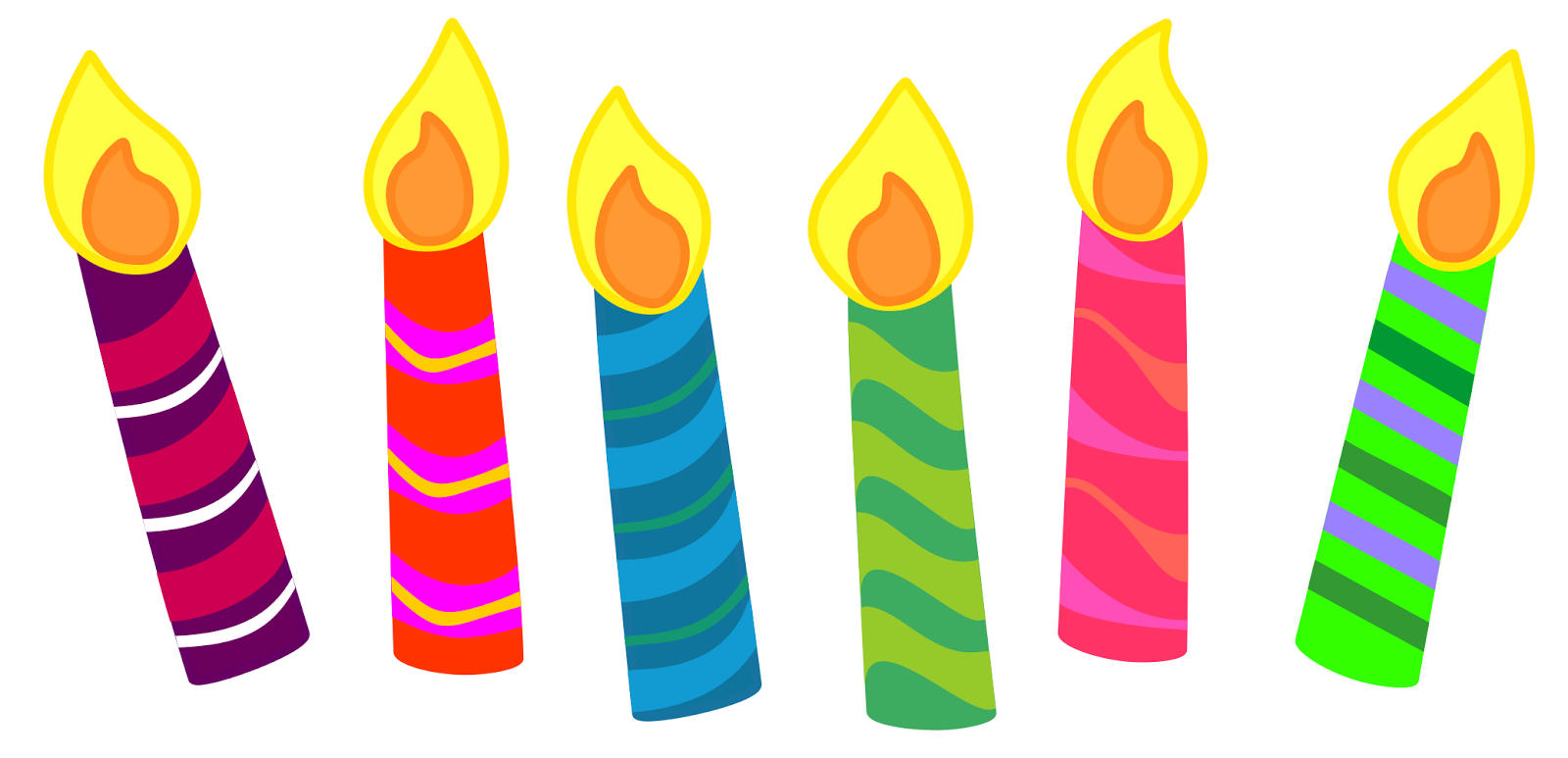 Single Birthday Candle Clip Art Birthday Candle Clipart