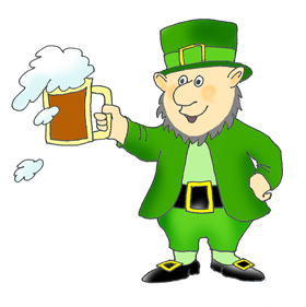 St Patricks Day Clipart Leprechaun Beer Funny Beer Clipart