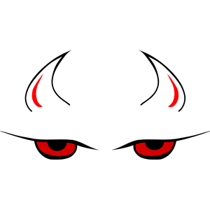 Free Vector Clipart Devil S Eyes