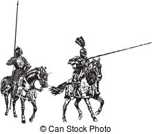 Knights Illustraties En Clipart