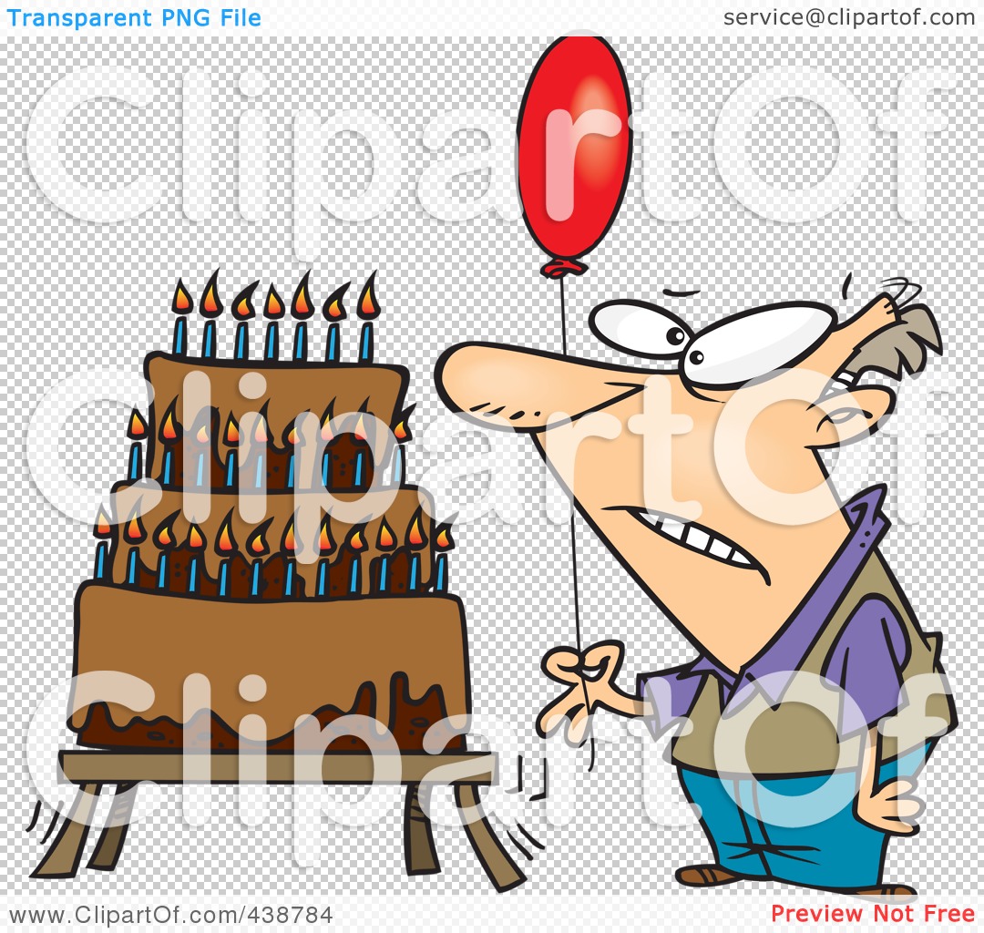 Royalty Free  Rf  Clip Art Illustration Of A Cartoon Old Man Holding A