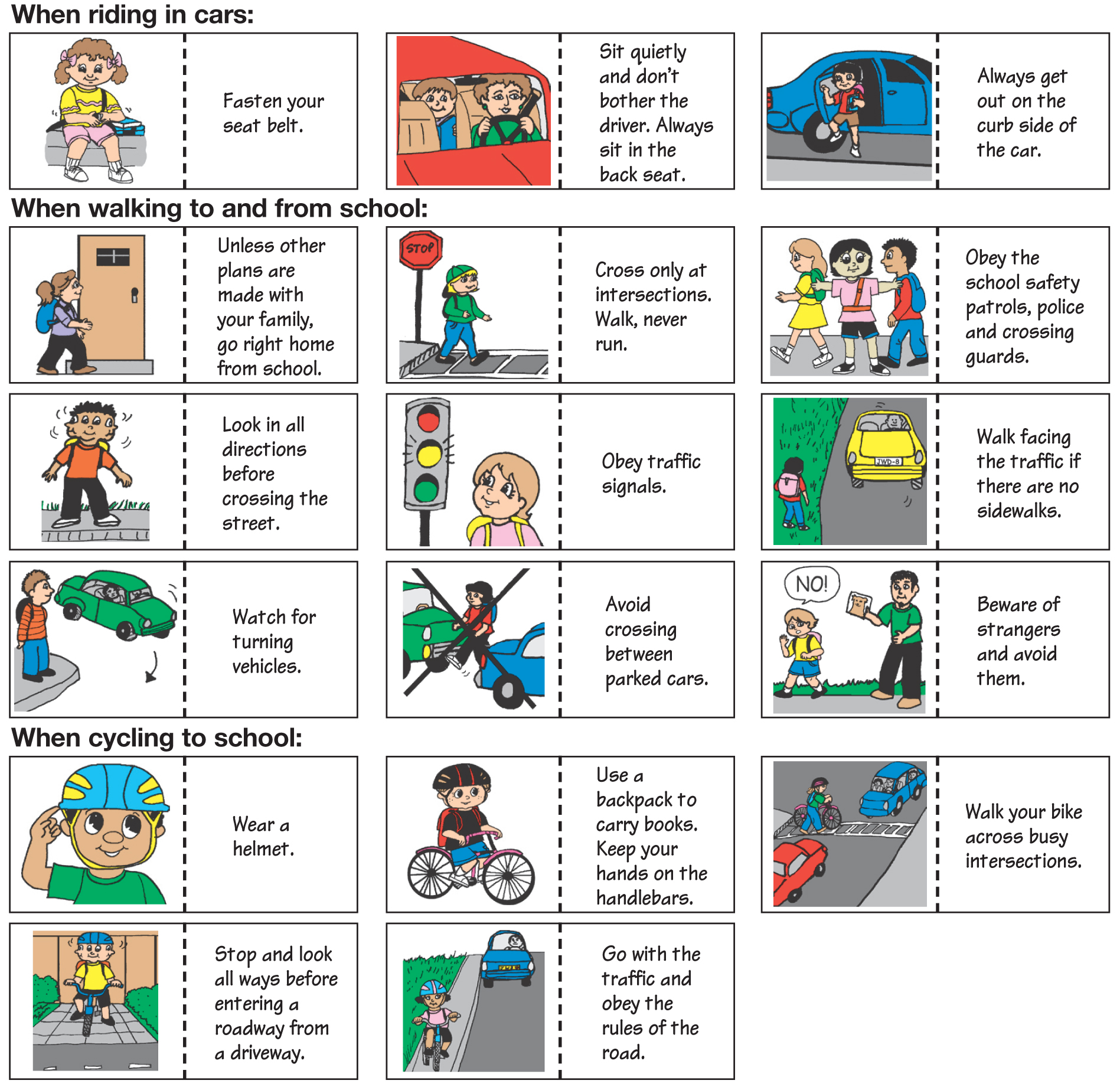 Safety Rules At Home Clipart   Free Clipart