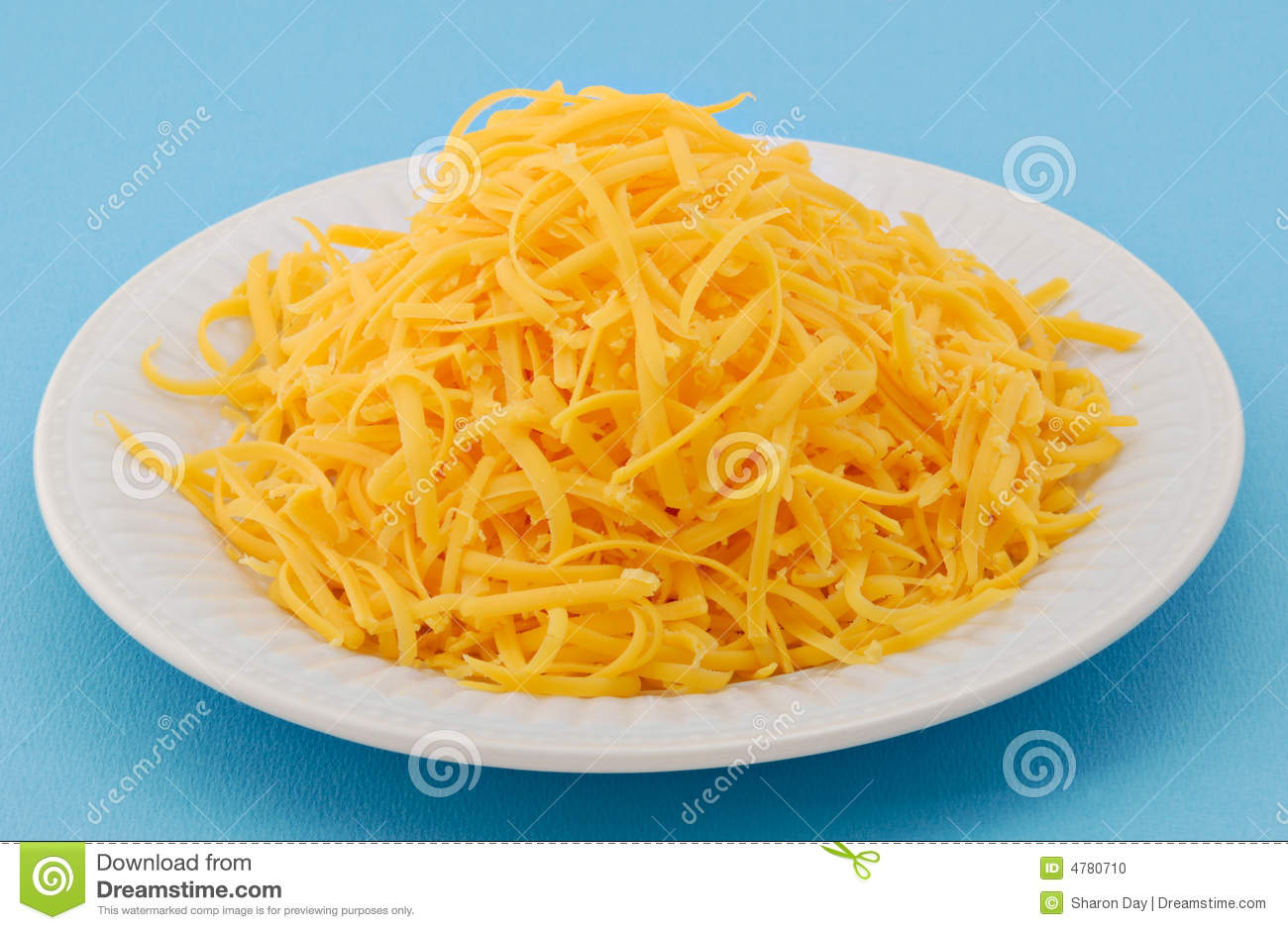 Shredded Cheddar Cheese Stock Photo   Image  4780710