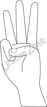 111377z01 Clipart American Sign Language 6 Bw01