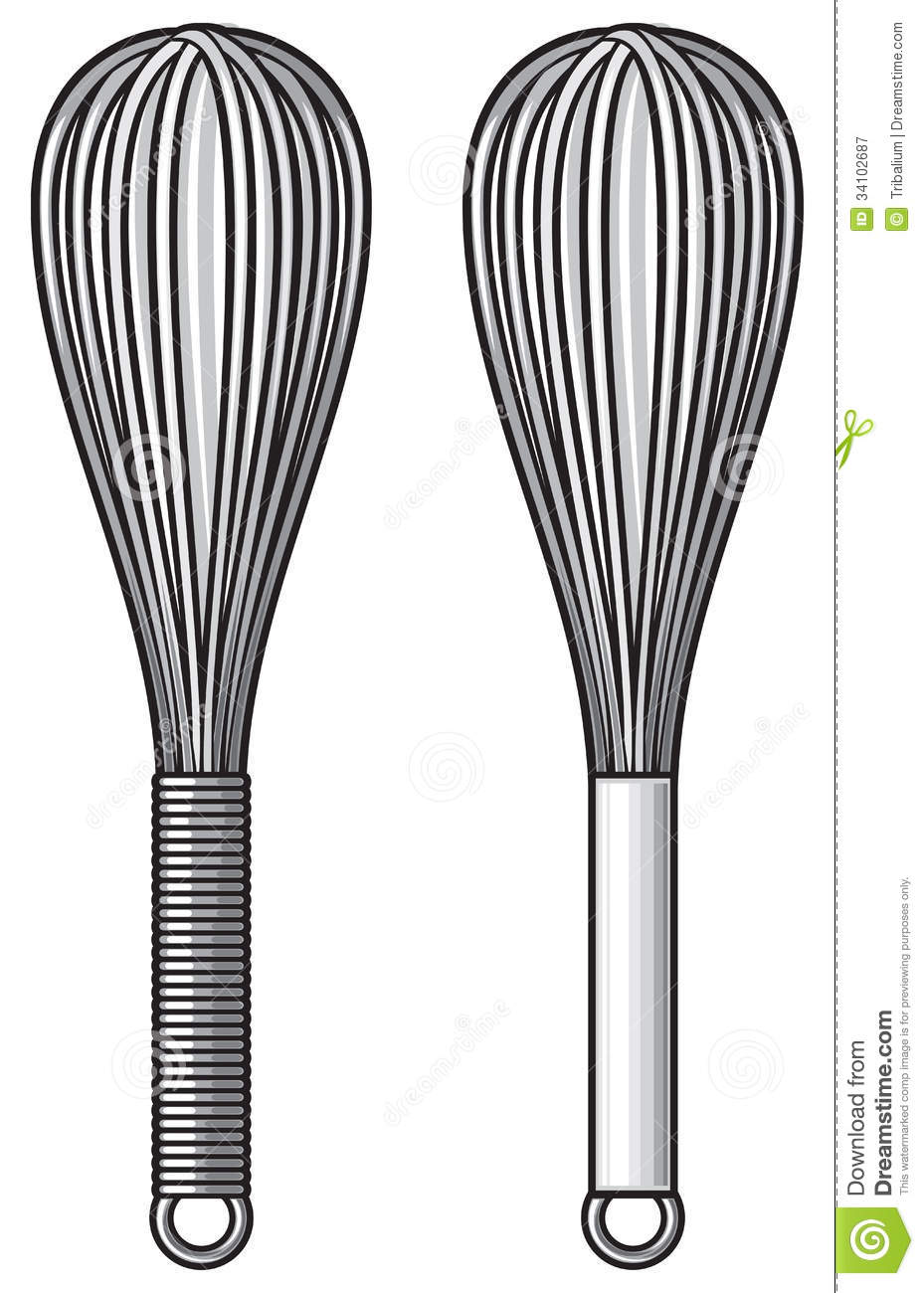 Baking Whisk Vector Clip Art Picture