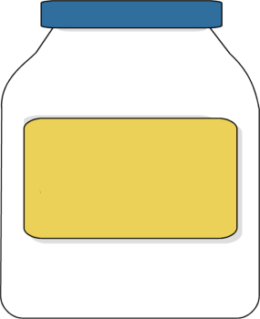 Mayonnaise   Clip Art Image Of A Jar Of Mayonnaise