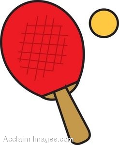 Ping Pong Paddle Clipart