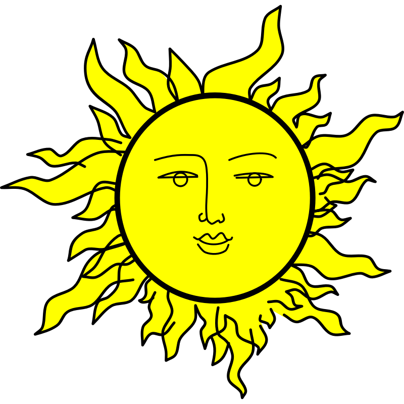 Proud Face Clipart Clipart Sun With A Face By