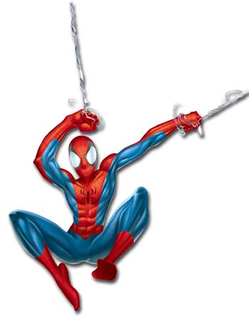 Spiderman And Web Clip Art