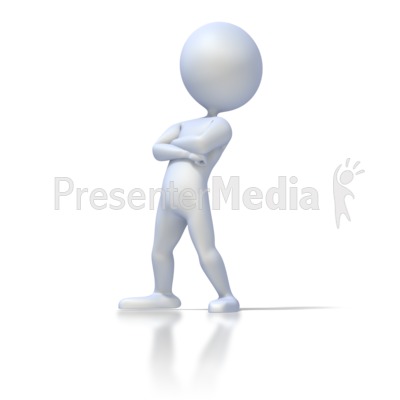 Stick Figure Standing Proud   Business And Finance   Great Clipart For    