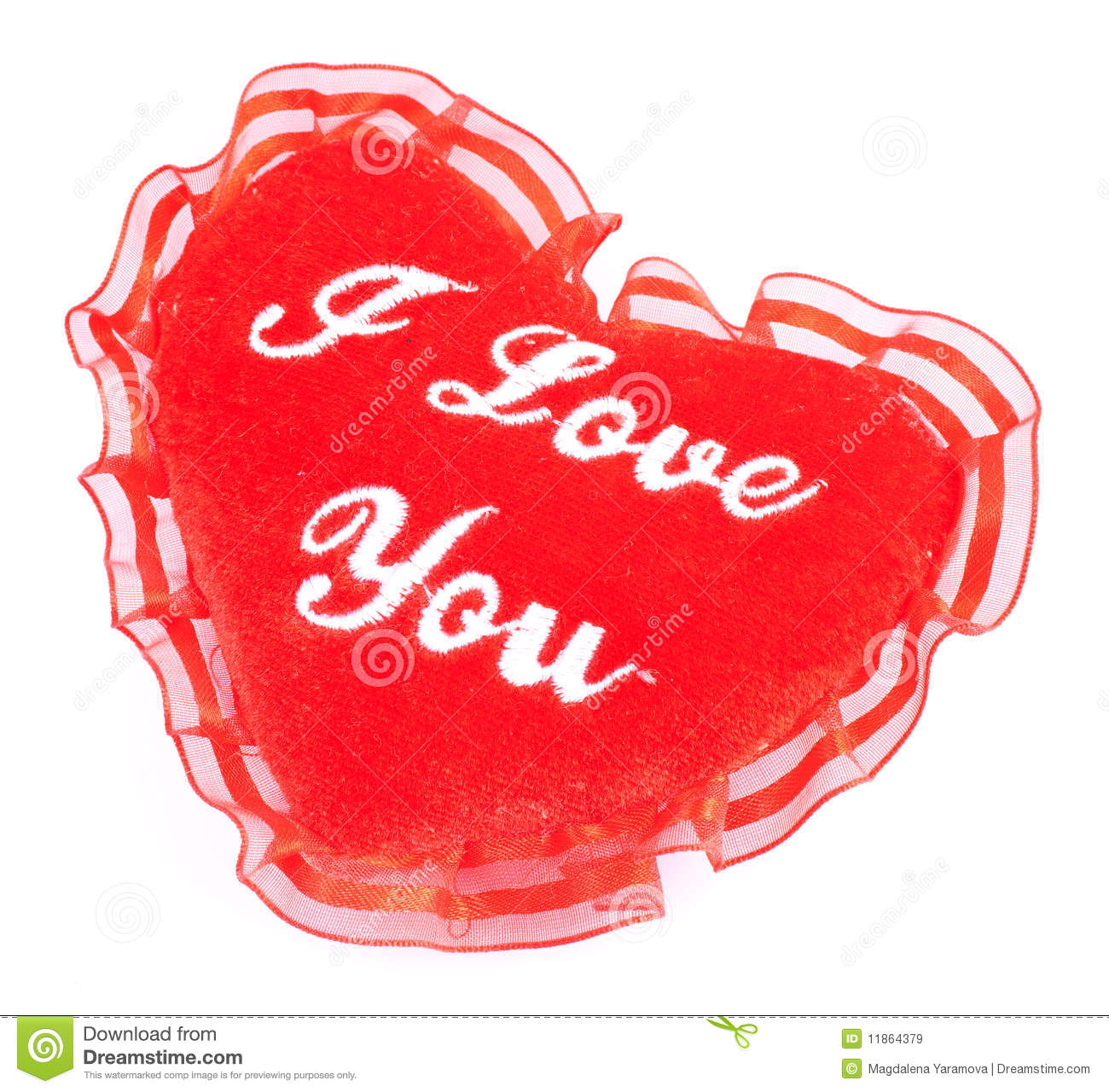 Valentine Fluffy Heart Pillow Royalty Free Stock Images   Image    