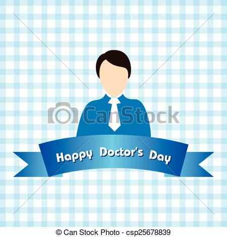 Vector   National Doctor S Day Greeting   Stock Illustration Royalty