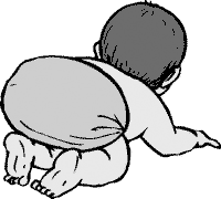 Baby Crawling Away Clip Art Like An Infant Her Crawling