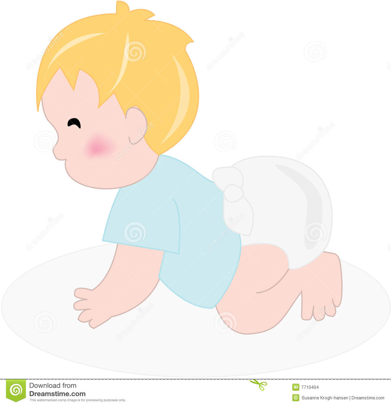 Baby Crawling Clip Art Baby Boy Diaper Crawling