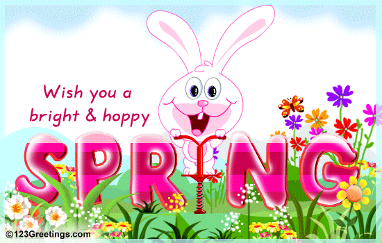 Bright Spring Wishes    Free Happy Spring Ecards Greeting Cards   123